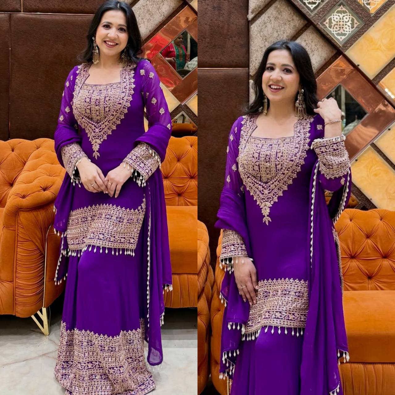 Noor Rangreza Royal Sharara Collection